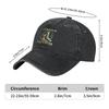 Brr Brr Patapim Lustige italienische Brainrot-Meme-Baseballkappe, Vintage-Denim-Snapback-Mütze für Männer und Frauen, Outdoor-Workouts, Geschenk-Mütze
