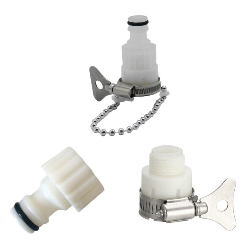 Mehrzweck-Wasserhahnadapter Wasserhahn-Kupplung Wasserhahnanschluss Gartenschlauch Rohrverschraubung für Haushalt und Garten