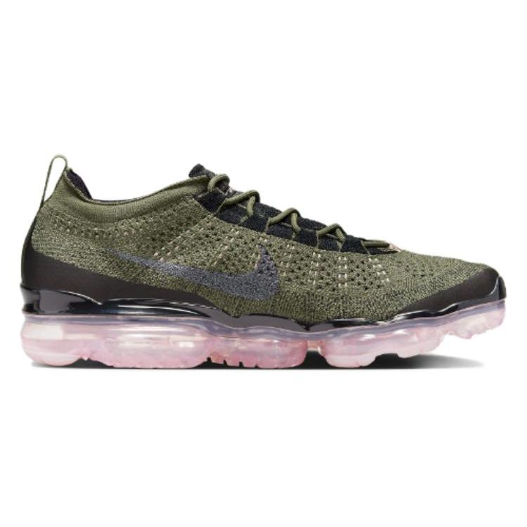 Nike Air Vapormax 2023 Flyknit Men Medium Olive Pink Oxford Black DV1678-200