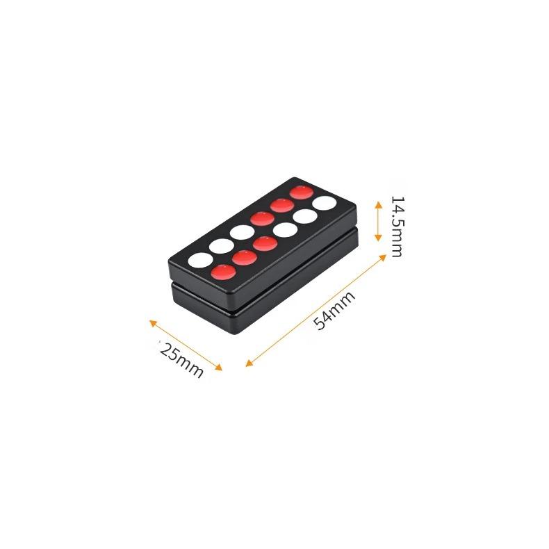 Mechanical Slider Magnetic Push Card Fidget Pushing Plate Haptic Coin EDC Stress Reducing Toys Antistresse Relieving Anxiety