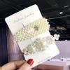 Barrettes For Women Girls Hairpins Side Clip Set Hair Jewelry Korean Pearl Crystal Hair Clip Hair Accessories Hairgrip