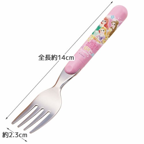 Skater Stainless Steel Children's Fork Made In Japan Princess 21 Disney FR1