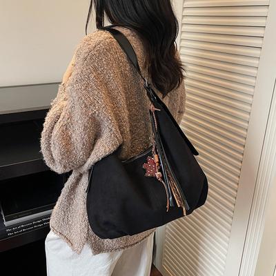 Fashionable Large-capacity Tote Bag, Niche, Simple and Casual Single-shoulder Bag, High Appearance Level Crossbody Bag