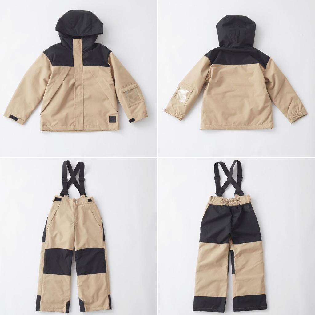 Ocean Pacific Ski and Snowwear Size 130 Two-Tone Set, Kids, Beige, (Product Code 544870)