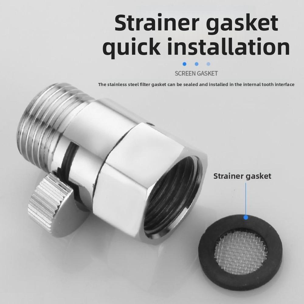 Shower Flow Control Angle Valve,Brass Handheld Direct Valve Valve, Water Volume Adjust Device,Water Pressure Regulator