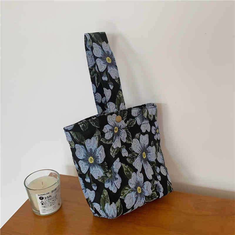 Flower Women's Makeup Bags Travel Toiletries Wash Bags Large Beauty Cosmetic Bag Multifunction Canvas Handbags Storage Organizer