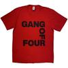 Maglietta Unisex Adulto con Logo Gang Of Four