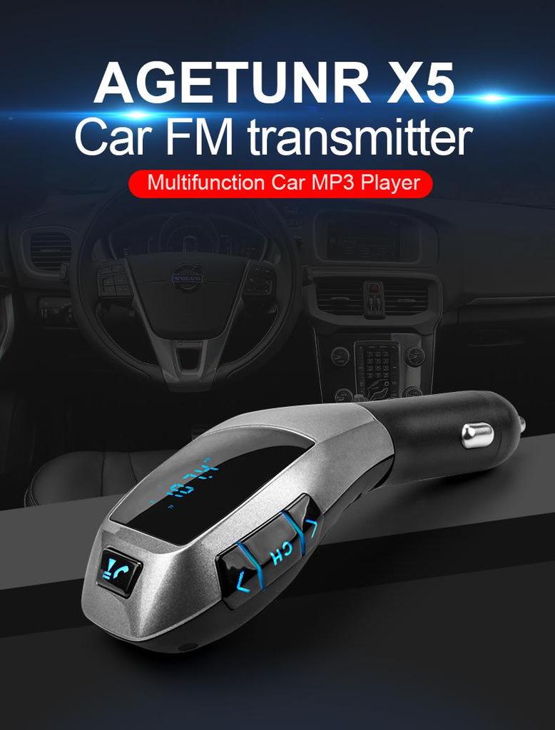 X5 Bluetooth MP3 Car FM Transmitter