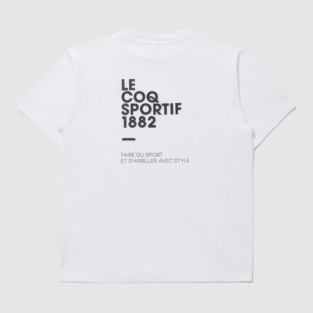 LECOQ Essential Short Sleeve Tee - White (Qq113Lrs29)