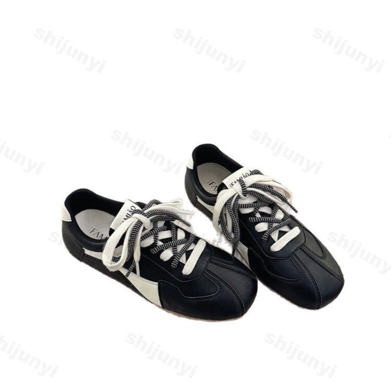 Fashion Autumn Women Flats Sport Shoes Casual Sneakers 2025 New Fashion Lace Up Running Hiking Shoes Woman Outdoor Leisure Zapatos Mujer