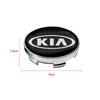 2026 Hot Car Sticker 4pcs 60mm Car Styling Wheel Center Hub Caps Stickers Badge Emblem For KIA Sportage Rio 3 Soul Optima Ceed P