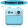 Kids Print Camera Photography with Rechargeable Battery and Paper for Creative Play