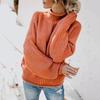 Autumn Winter Knitwear Women's Chunky Yarn High Neck Pullover Luxurious Relaxed-fit Slimming and Versatile Top