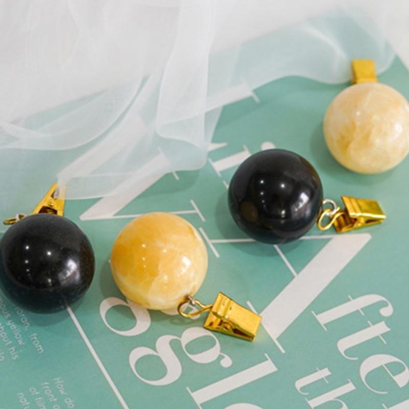 Set Of 4 Stone Tablecloth Weights Holder Handcrafts Marble Dinnerware Clip Perfect For Formal Gatherings Garden Party