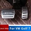 Aluminum Alloy Car Foot Pedal Fuel Accelerator Gas Brake Pedal Clutch Pedal Cover MT/AT For Volkswagen VW Golf 7 Mk7 Accessories
