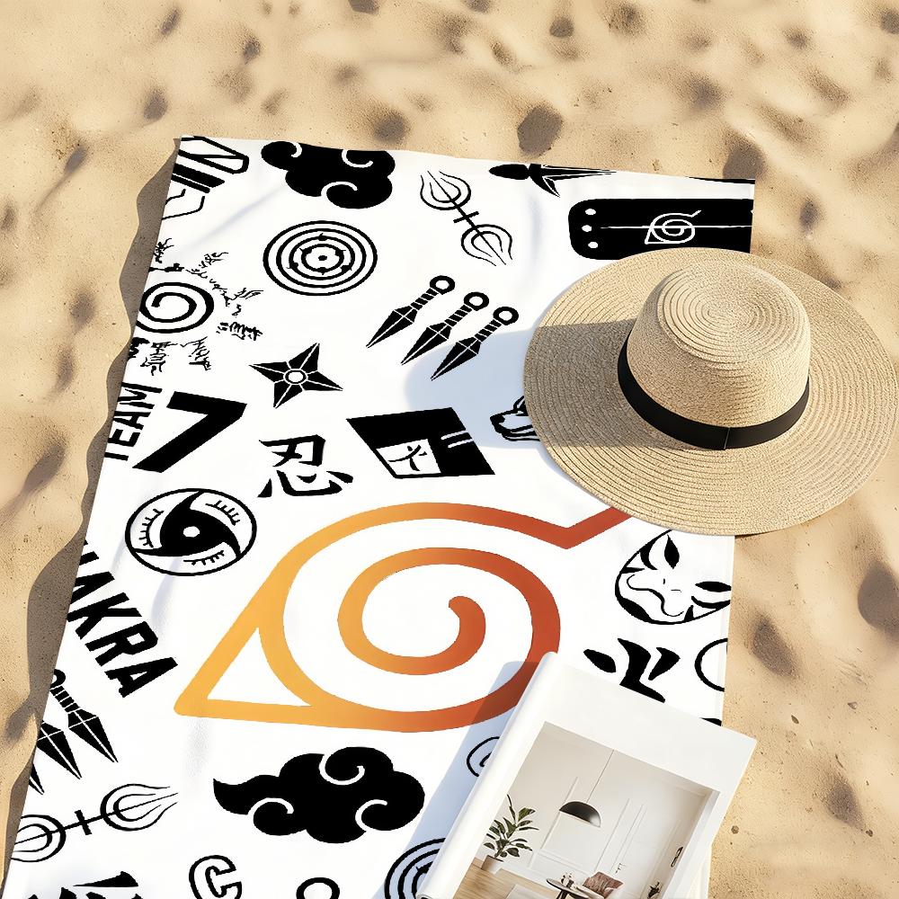 Classic Anime N-Naruto-S-Akatsuki Towel Soft Pool Gift For Travel Gym Shower Camping Quick Dry Sports Large Beach Towels
