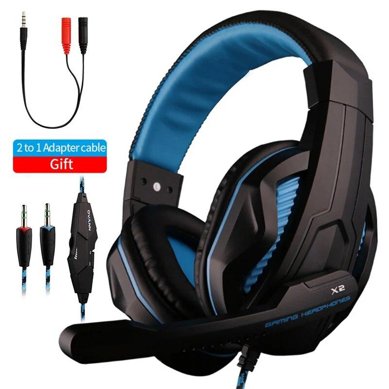 

Высококачественная геймерская гарнитура с шумоподавлением Super Bass Stereo PC Компьютерные игровые наушники Микрофон Расширенное управление для ПК PS4