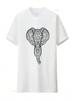 ElephanT T-shirt Bohemien Dierentuin Dier Red de Olifanten Mandela Voor Liefhebber Vintage Gewassen Zacht Licht Rekbaar Streetwear