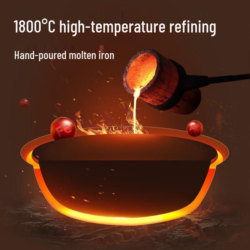 Cooker King 30cm Cast Iron Wok