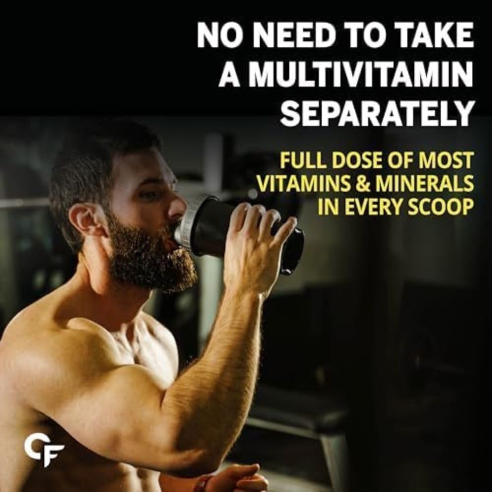 Carbamide Forte Vegan Protein Powder 500g - Plant Based Mango Protein with Multivitamins & Digestive Enzymes