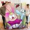 Chowder 2D Flat Pattern Flannel Blanket High Quality All Seasons Warmth and Comfort Perfect for Christmas Gifts.MMT0918035