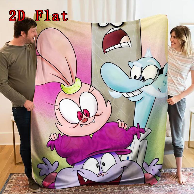 Chowder 2D Flat Pattern Flannel Blanket High Quality All Seasons Warmth and Comfort Perfect for Christmas Gifts.MMT0918035