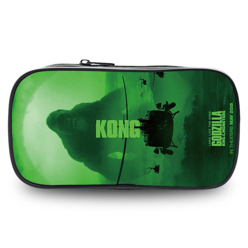 Godzilla Wars King Kong Pencil Case Stationery Case Pencil Case Student Office Pencil Bag Student Pencil Bag Stationery Storage Bag