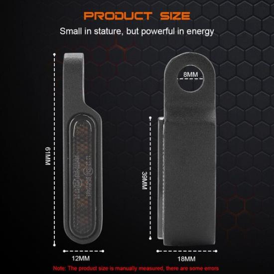 Motorcycle LED Turn Signals Amber Blinker White Running Light For Bobber Chopper