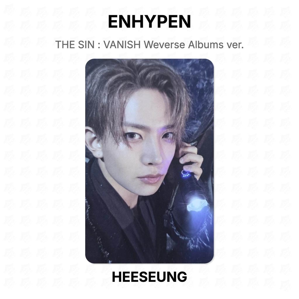 ENHYPEN THE SIN : VANISH Weverse Albums Ver. Official Photocard