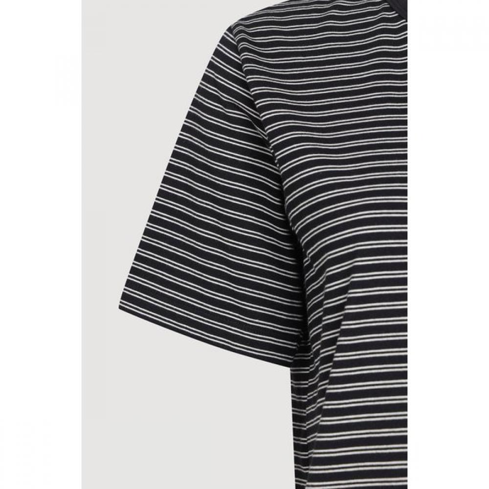 Lucky ChoueTTe Neck Color STripe T shirT lqTam25800