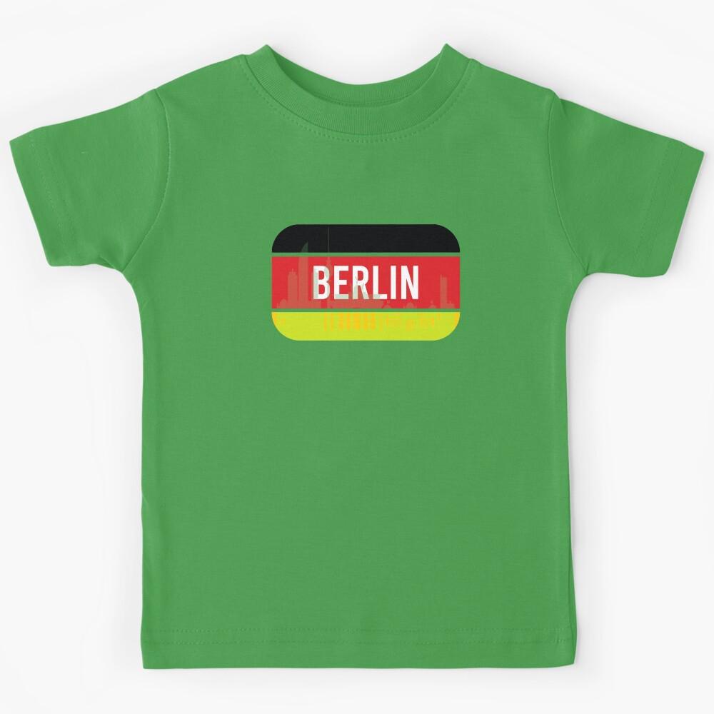 Berlin City Germany, Deutschland City Silhouette Kids T-Shirt 110