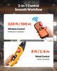 1000 kg Electric Chain Hoist, 3 m Lifting Height, 230V Single Phase Overhead Crane with 100 m Wireless & 2.4 m Wired Remote Control, Power Electric