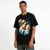 Warm Parent-child Brushing Print Casual Top For Adult & Kid Pure cotton T-shirt