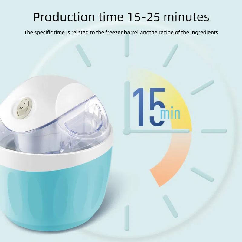 MINI Automatic DIY Ice Cream Maker Milkshake Cool Fruit Dessert Homemade Ice Cream