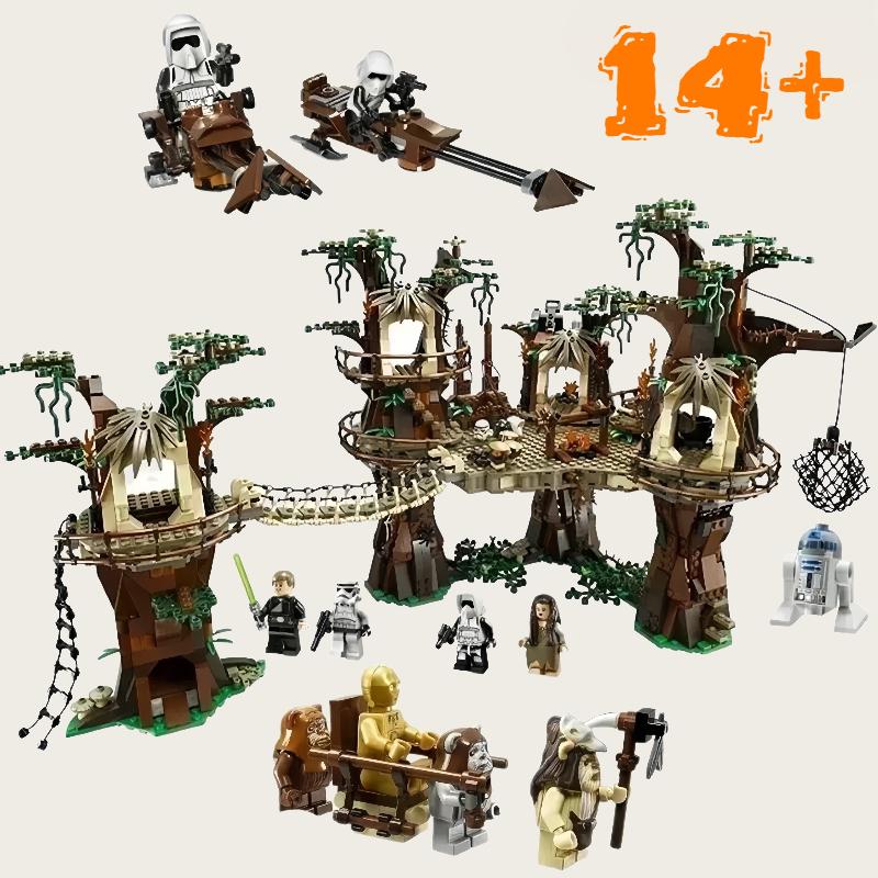 ÎN STOC 1990 BUC Set de Cuburi de Construit Sat Tribul Pădurii Jucării Cărămizi Aventură Spațială pentru Copii Compatibil cu Modelul 10236