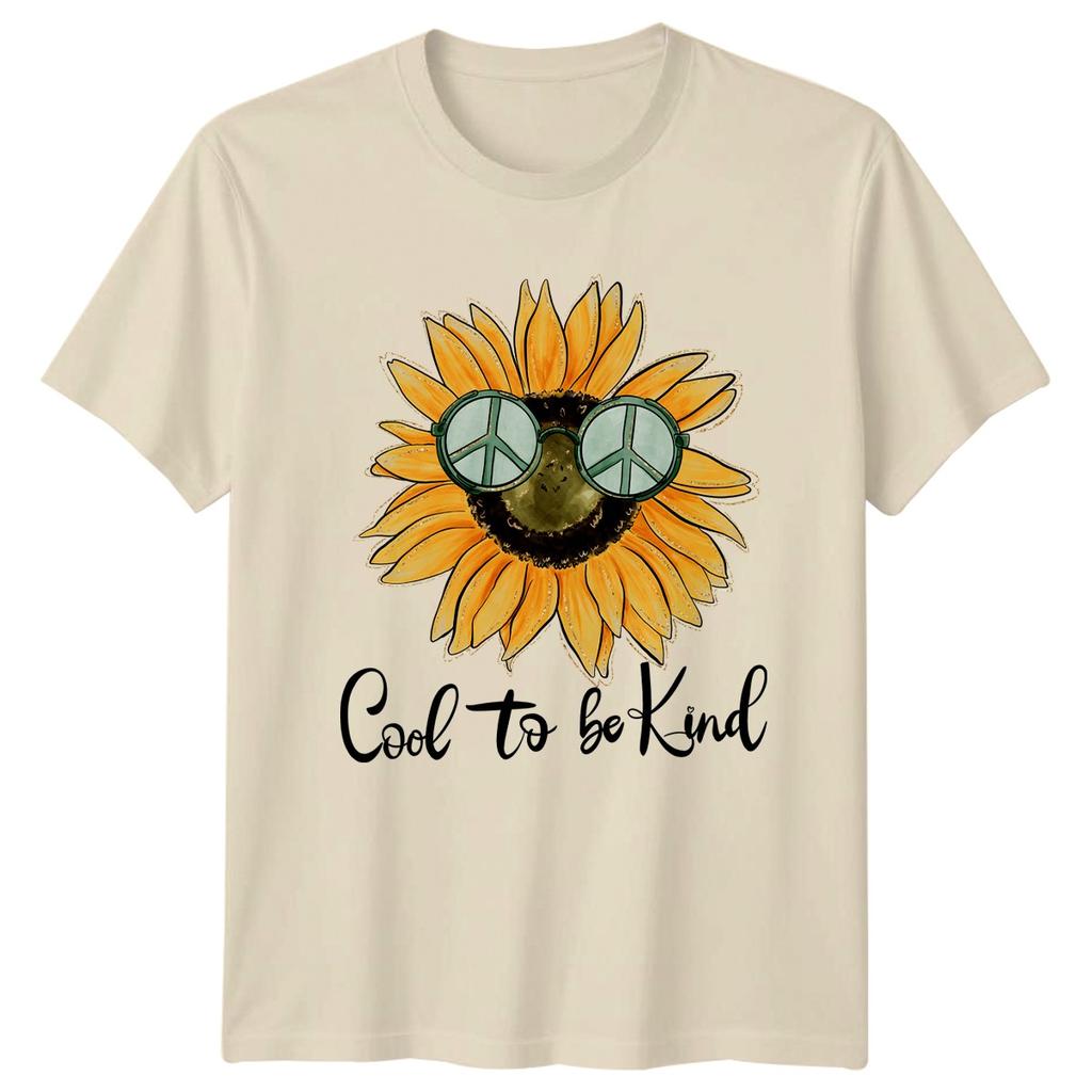 Cool To Be Kind Unisexs TShirt Sunflower Kindness Birthday Gift For Her