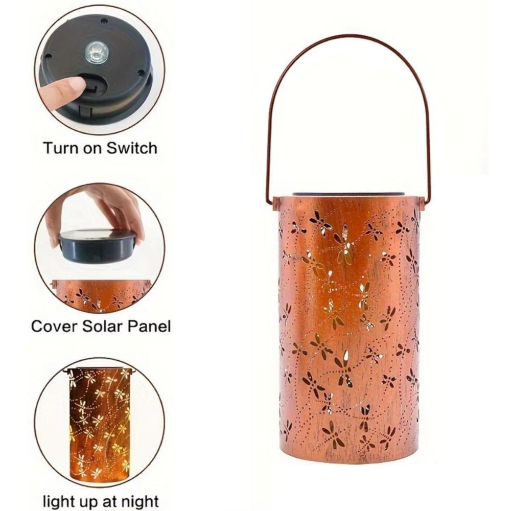 Butterfly/Flower Hanging  Solar Lanterns Solar Powered Wind Chime Hanging Lamp  Home Decoration
