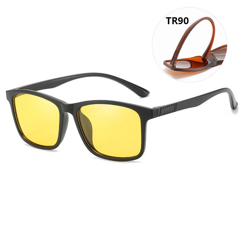 Light Weight Men Classic Polarized Sunglasses Popular UV400 Fishing Driving High Quality Hot Sale Square Sun Glasses Eyewear TR90 Delicate Jewelry