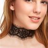 European and American Choker Lace Harajuku Necklace Fringed Niche Pendant Hollow Literary Collar