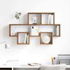Wall Shelf with Shelf Reclaimed Wood Look 82 x 15 x 51 cm Engineered Wood