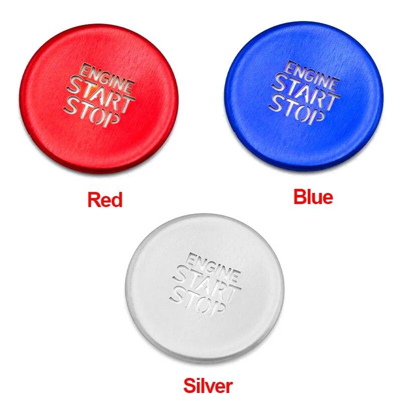 For Hyundai Tucson NX4  2022 2023 Hybrid N Line Car Start Stop Engine Ignition Push Button Cover Trim Stickers Accessories