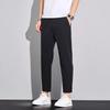 2026 Summer Men's Ankle-Lenght Pants Fashion Men Casual Slim Lightweight Trousers Male Vintage Streetwear Thin Pants