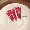 Festive Red Star Hair Clip – Lucky Five-Pointed BB Clip for Bangs and Wispy Hair