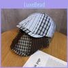 Vintage British Plaid Beret Cap For Men And Women With Sunproof Breathable Cotton Summer Spring Autumn Wear