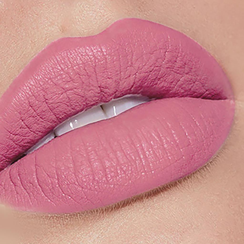 Matte Lipstick Long Lasting Portable Fastness Vibrant Nude Makeup Matte Lipstick for Daily Use 603