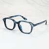 Vintage Brand Square Frame Myopia Glasses Prescription Nearsight Anti Blue Light Women Eyewear 89239