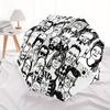 1pc Doodle Art Automatic Open, Sturdy Iron Frame, Compact Folding Design, All-Season Portable Umbrella for Women & Men, Outdoor Umbrella yy2
