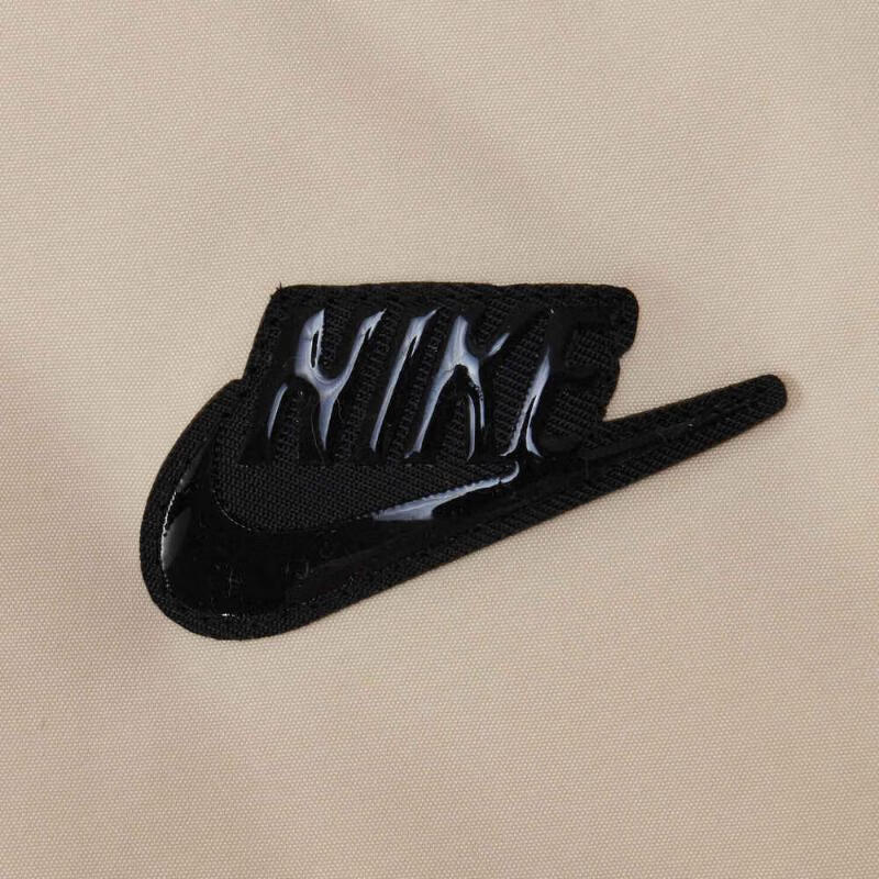 Nike Cotton Jacket Comfortable Hooded Zipper Kids Jackets White-Sand NY2442024GS-003