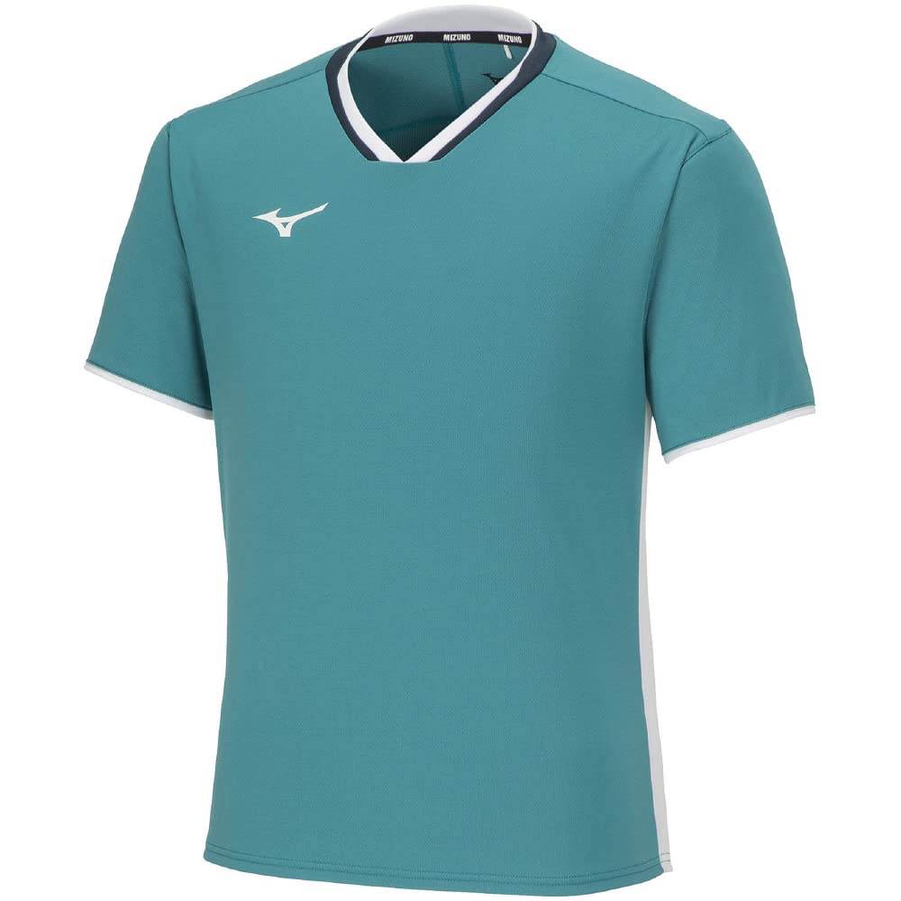 

Mizuno Badminton Game Short Size XL Shirt, Sleeve, Moisture-Wicking, Quick-Drying, Bluegrass, (72MAA006)