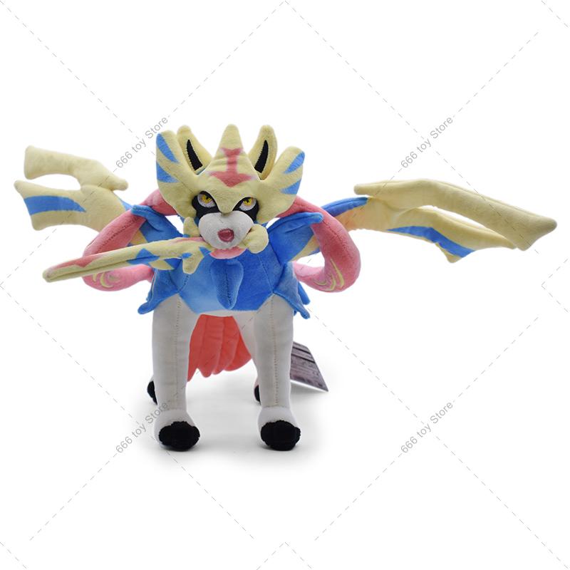 2 Styles Plush Zamazenta Zacian Cute Animal Stuffed Toy Dolls Christmas Gift Soft Stuffed Pocket Monster Toys